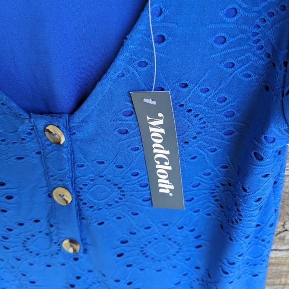 Modcloth Light Shining Through Babydoll Dress - Picture 5 of 10